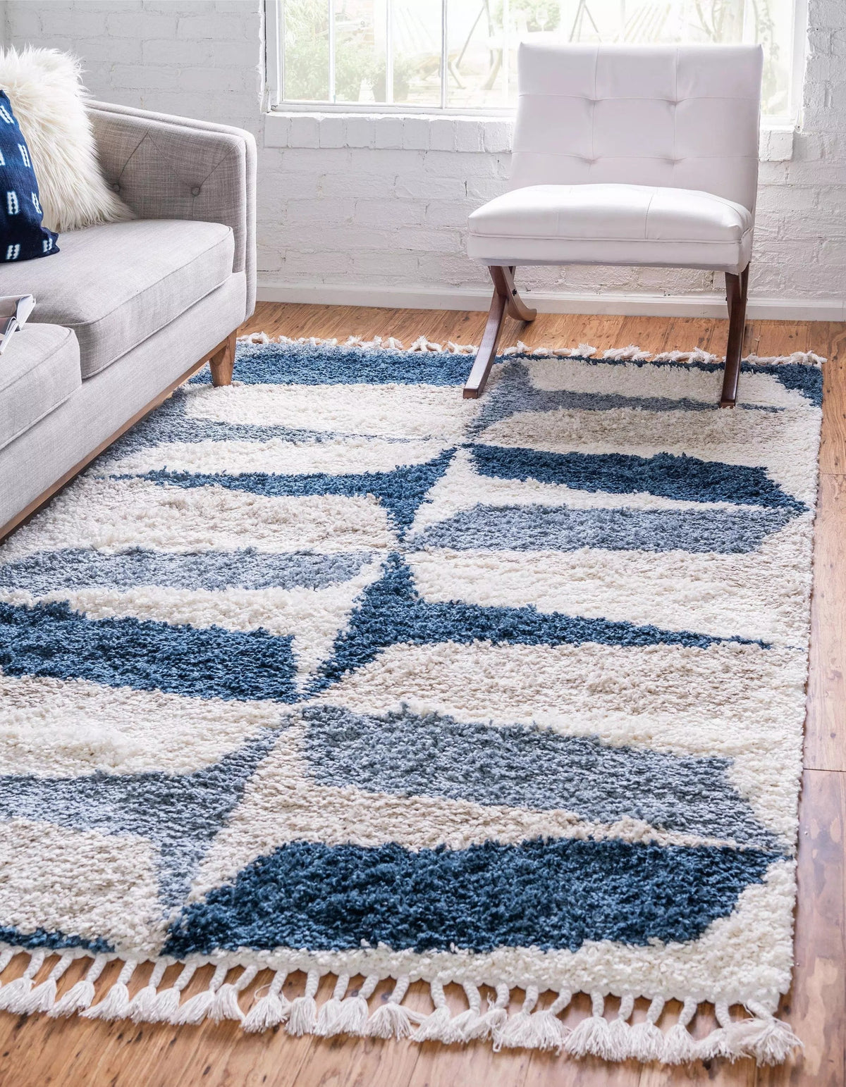 Vosges – Modern Two-Tone Shag Area Rug