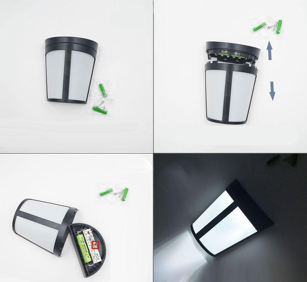 Hikari – Solar Waterproof Garden Wall Light