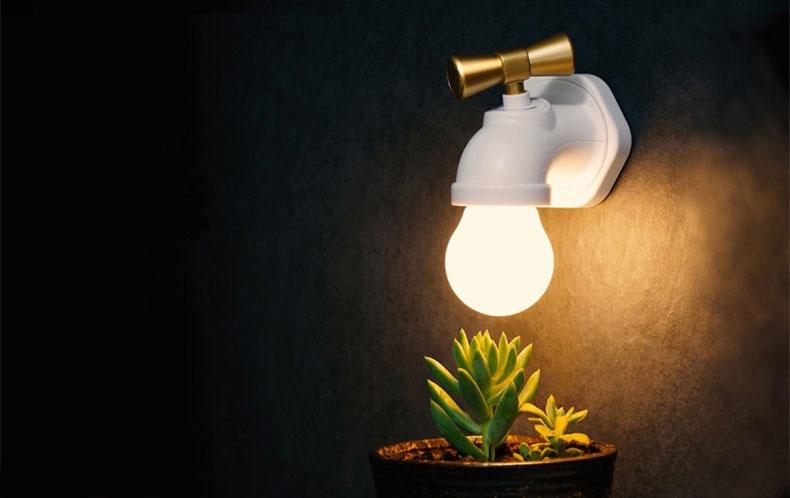 Portico – Sound-Activated Rechargeable Faucet Night Light