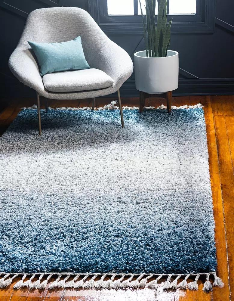 Delphine – Ombre Gradient Shag Rug