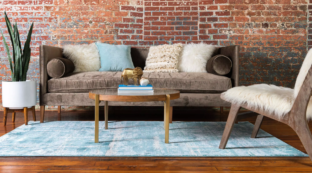 Manon – Distressed-Look Modern Area Rug