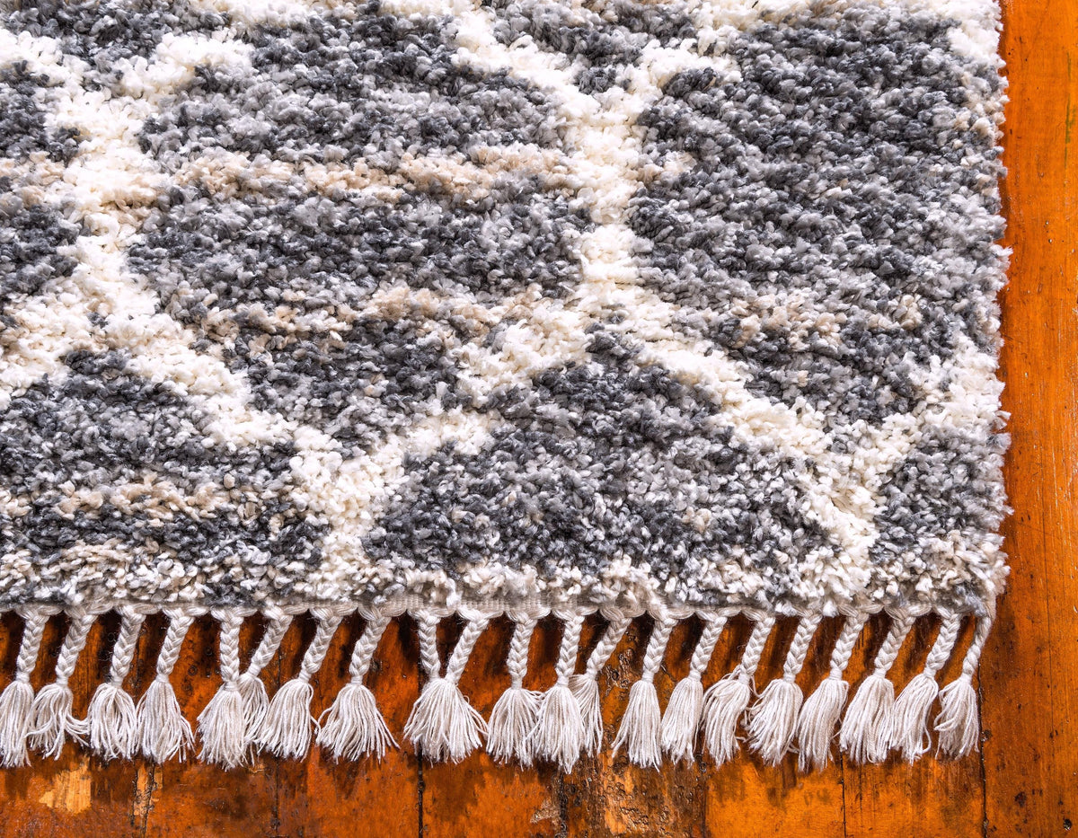 Arles – Patterned Plush Shag Area Rug