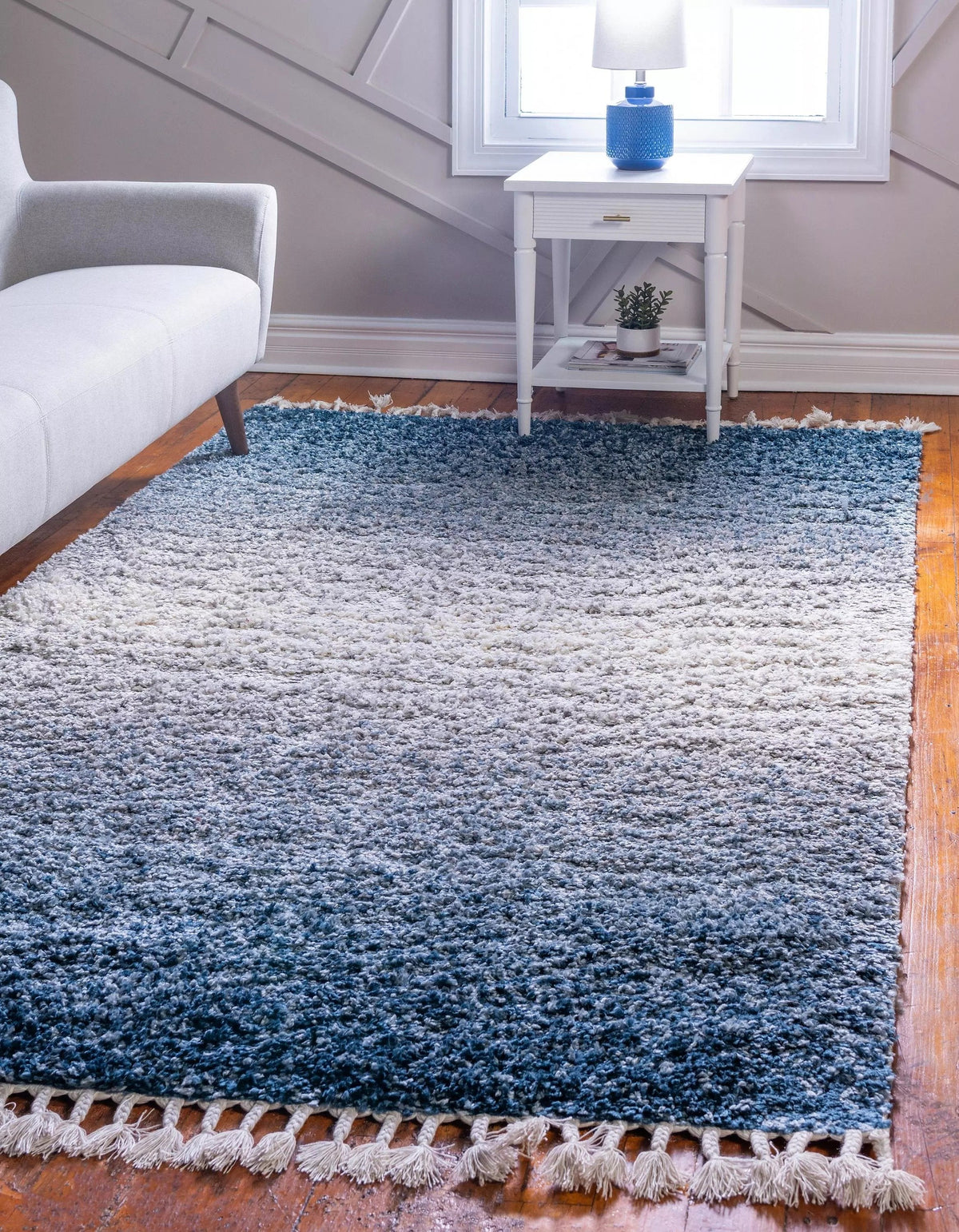 Delphine – Ombre Gradient Shag Rug