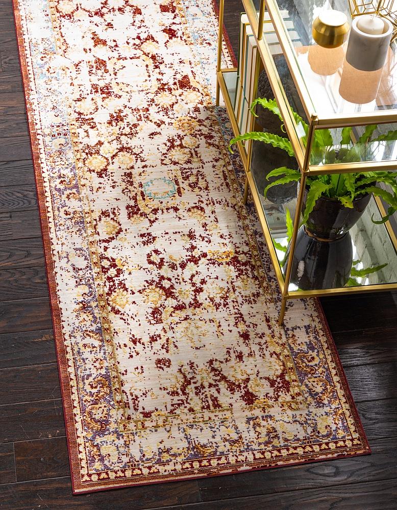 Amboise – Distressed Vintage-Style Low-Pile Rug
