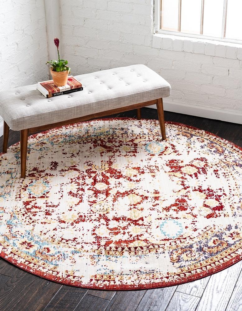 Amboise – Distressed Vintage-Style Low-Pile Rug
