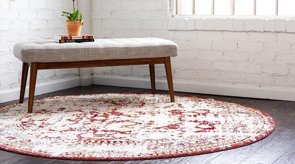 Amboise – Distressed Vintage-Style Low-Pile Rug