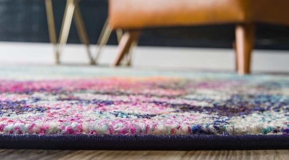 Margaux – Purple Watercolor Abstract Area Rug