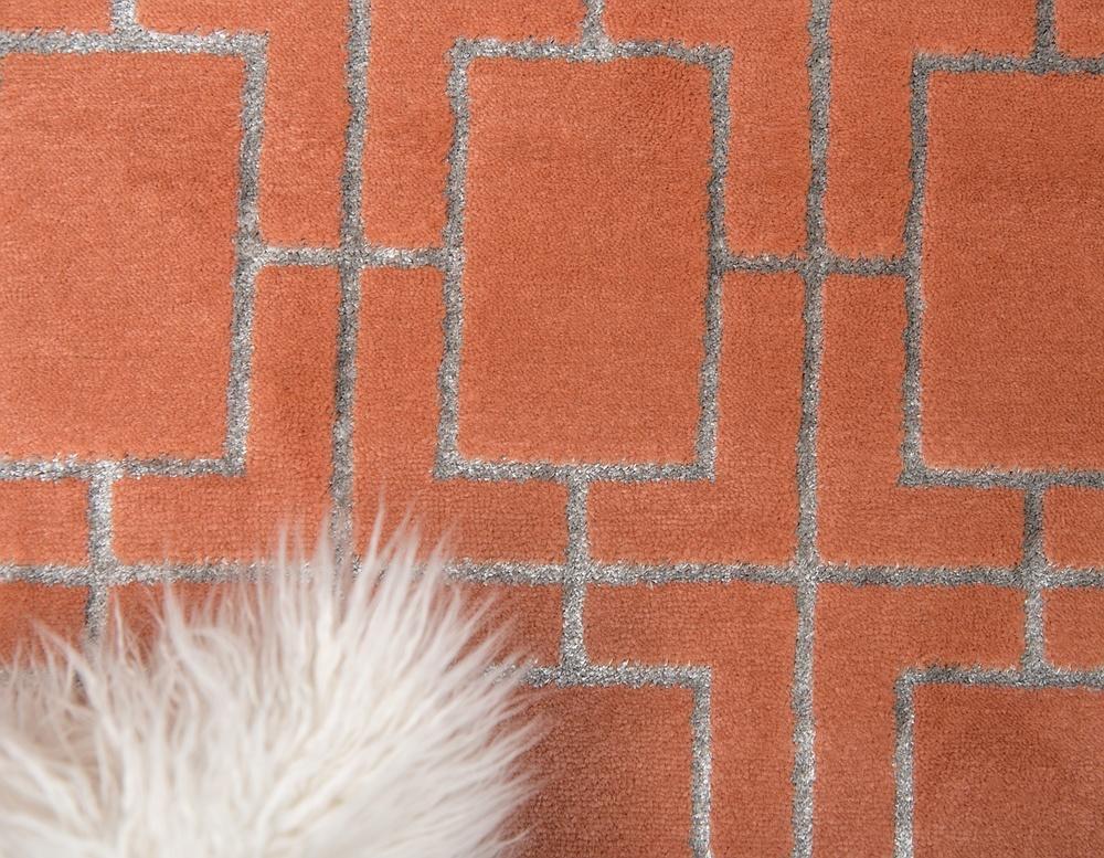 Sevres – Cube Pattern Two-Tone Area Rug