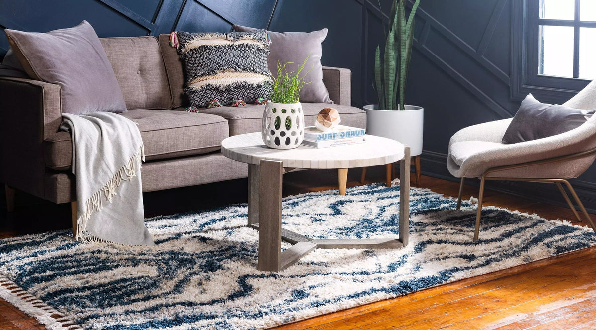 Clemence – Marbled Shag Area Rug