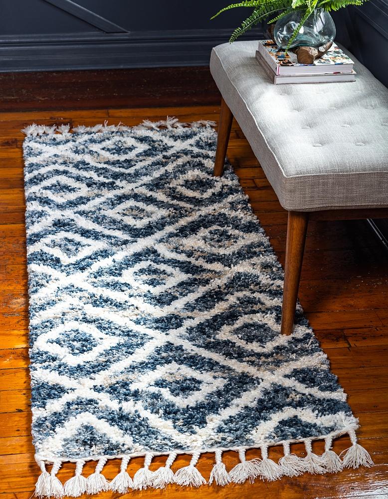 Aubrac – Diamond Lattice Shag Rug
