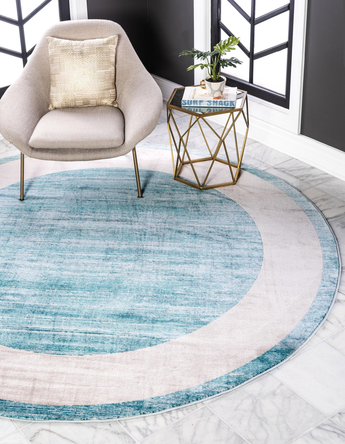 Blois – Simple Border Modern Area Rug