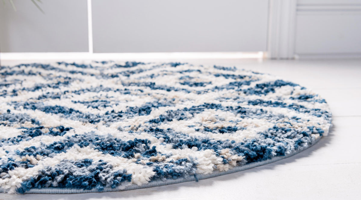 Aubrac – Diamond Lattice Shag Rug