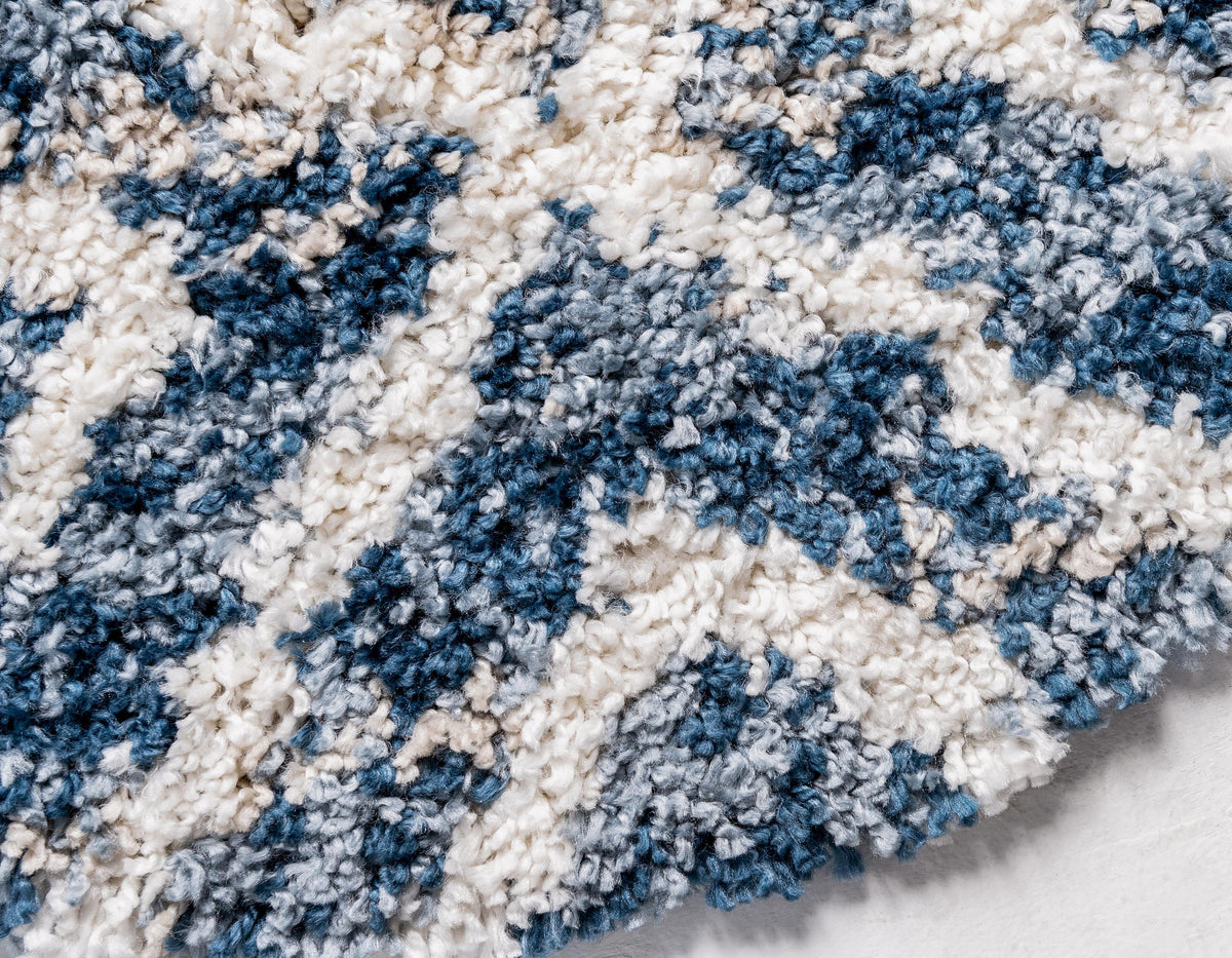 Aubrac – Diamond Lattice Shag Rug