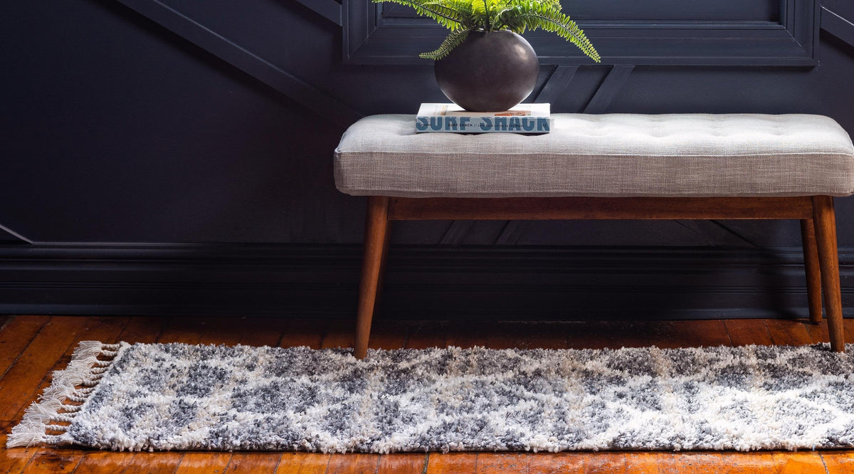 Arles – Patterned Plush Shag Area Rug