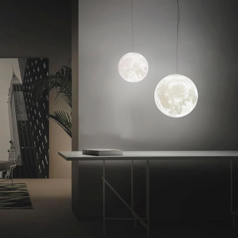 Pendle – 3D Moon Surface Hanging Globe Light