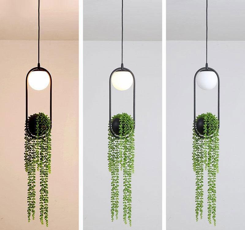 Midori – Hanging Planter Pendant Light