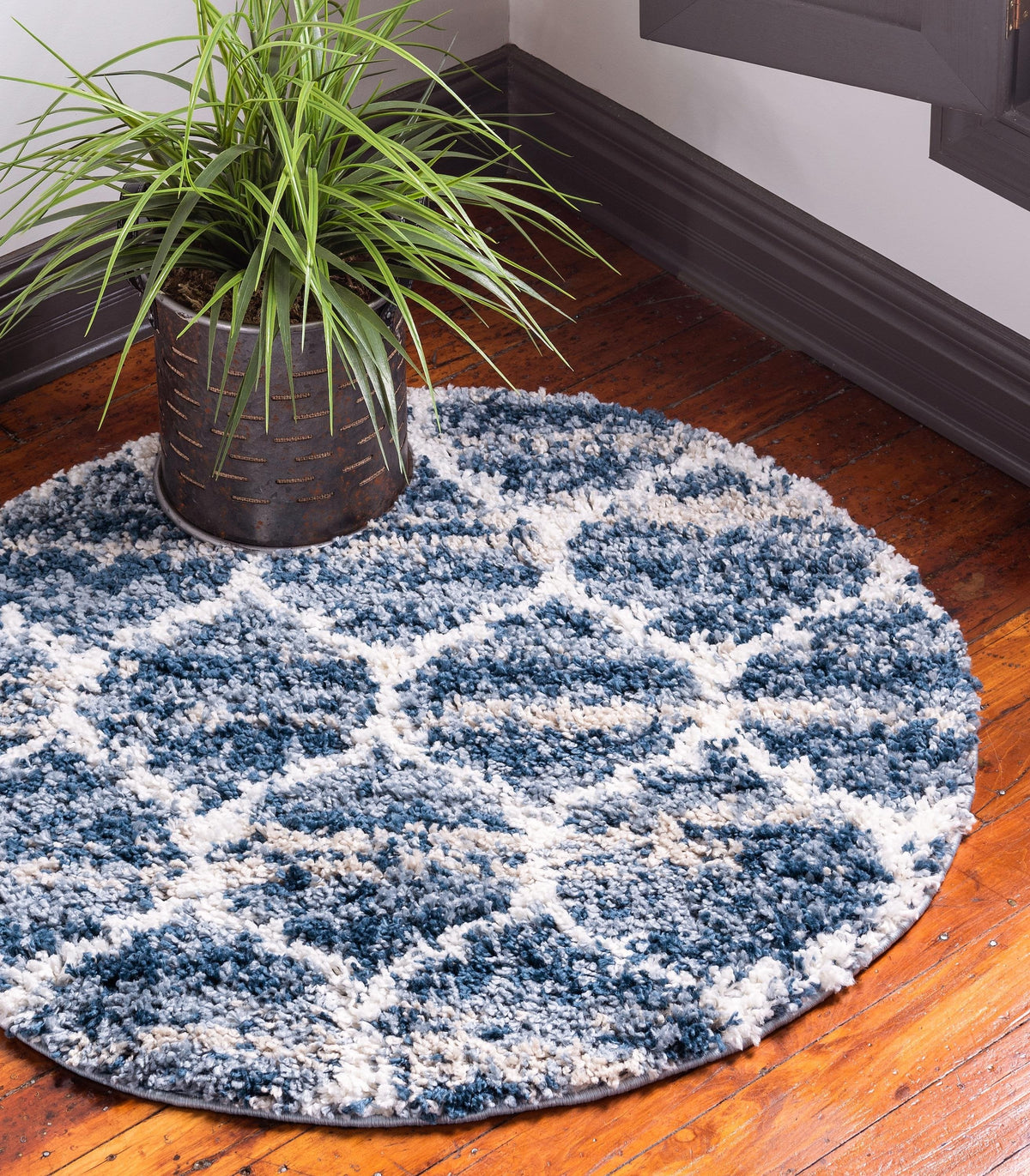 Arles – Patterned Plush Shag Area Rug