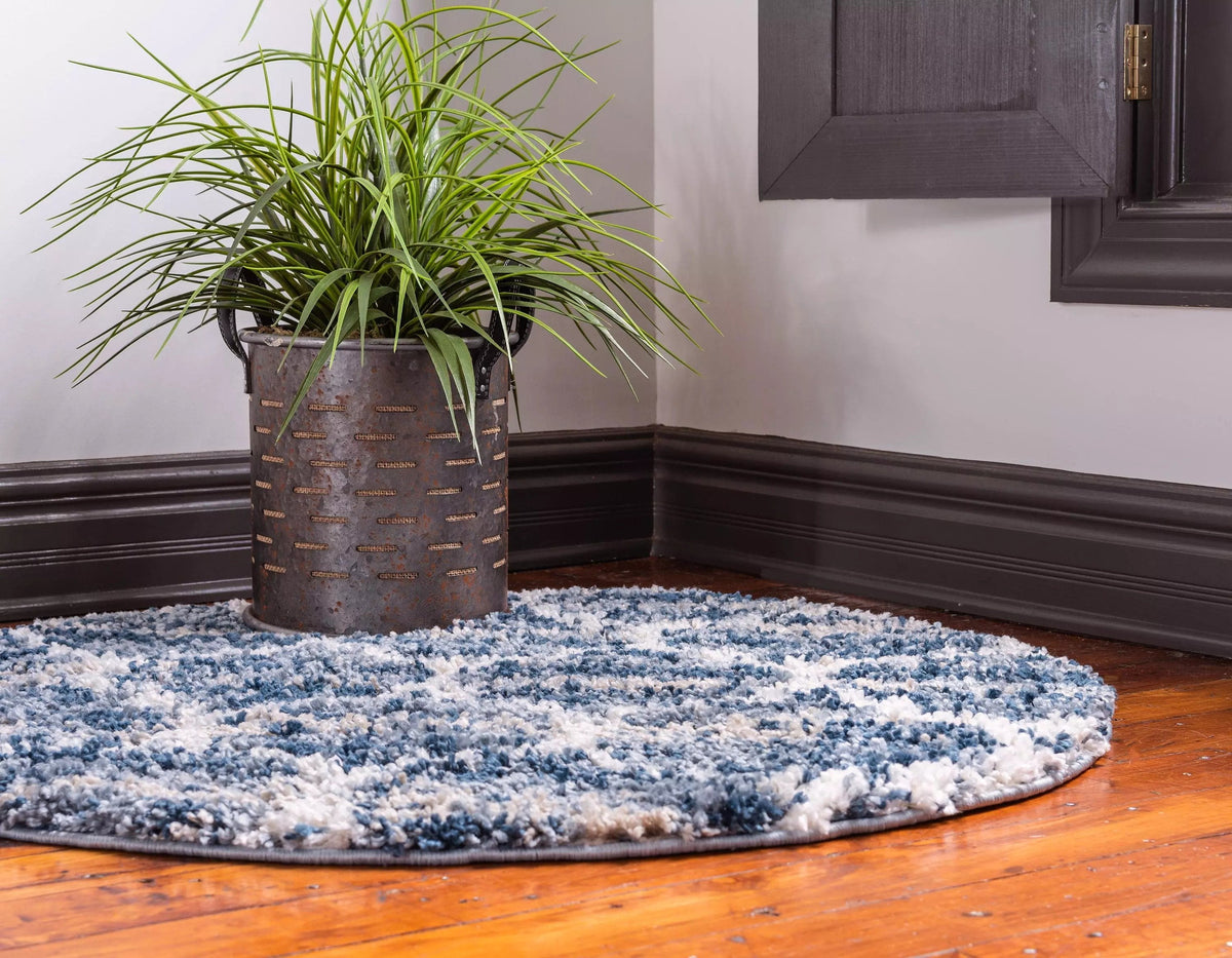 Arles – Patterned Plush Shag Area Rug