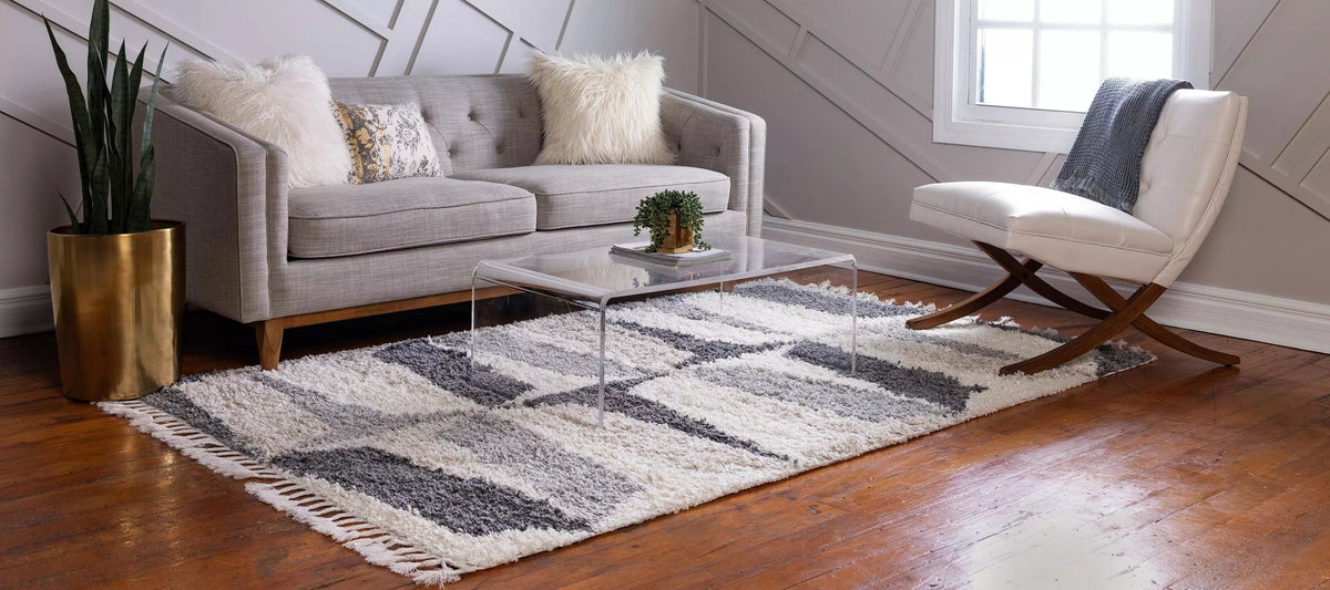 Vosges – Modern Two-Tone Shag Area Rug