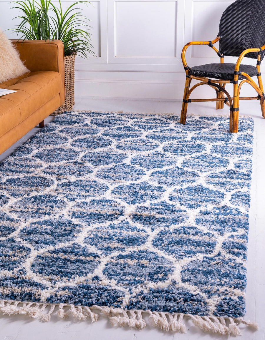Arles – Patterned Plush Shag Area Rug
