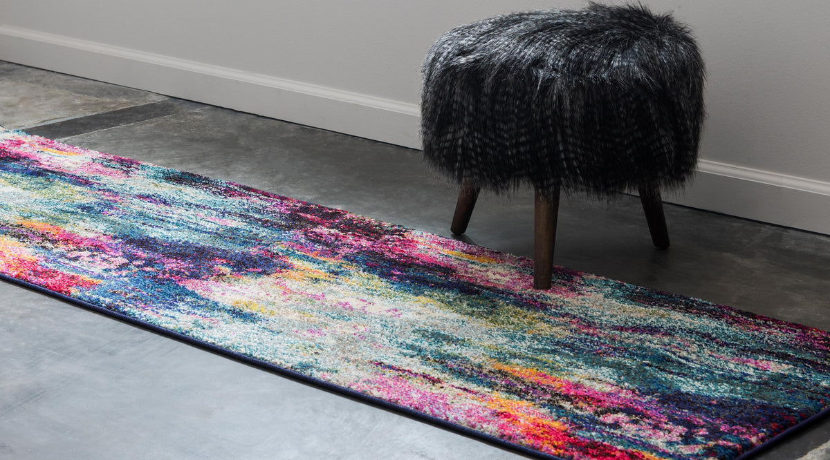 Margaux – Purple Watercolor Abstract Area Rug