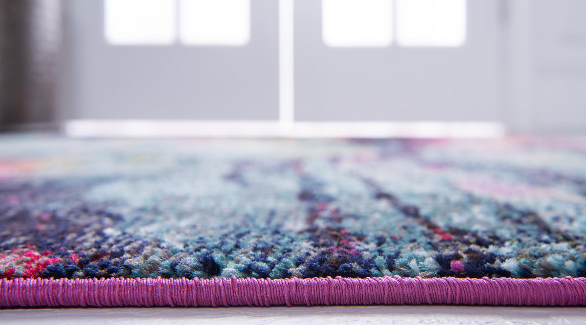 Margaux – Purple Watercolor Abstract Area Rug