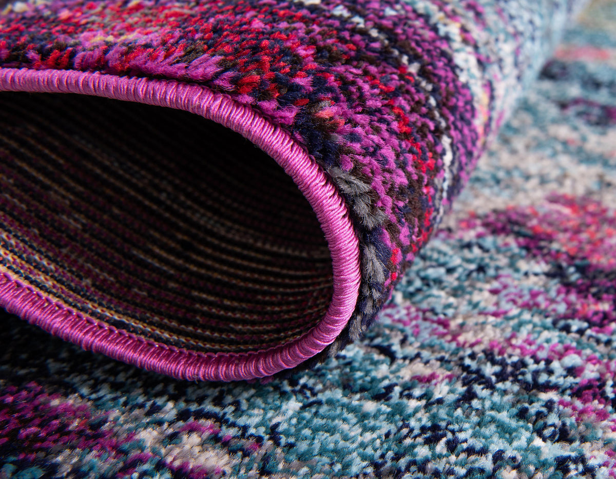 Margaux – Purple Watercolor Abstract Area Rug