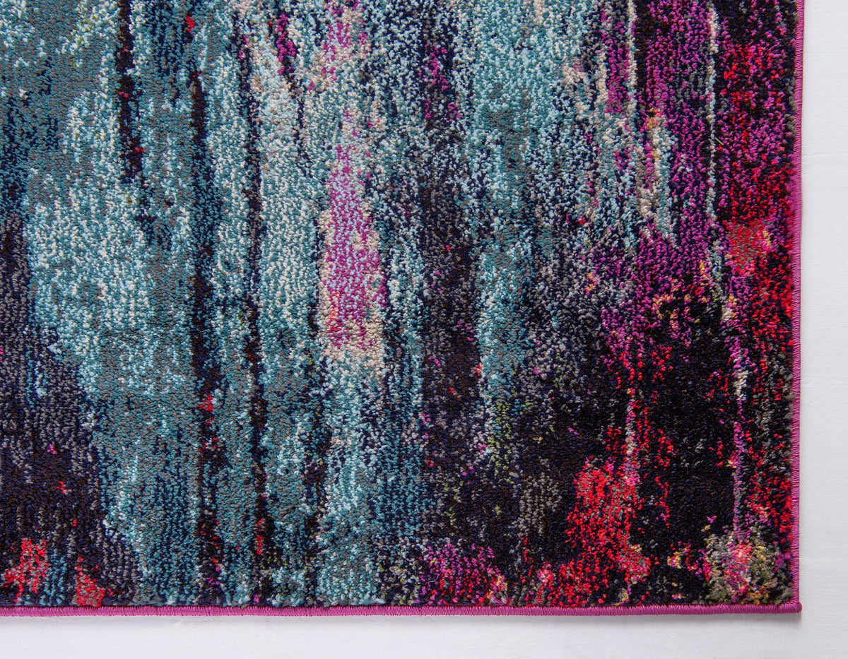 Margaux – Purple Watercolor Abstract Area Rug