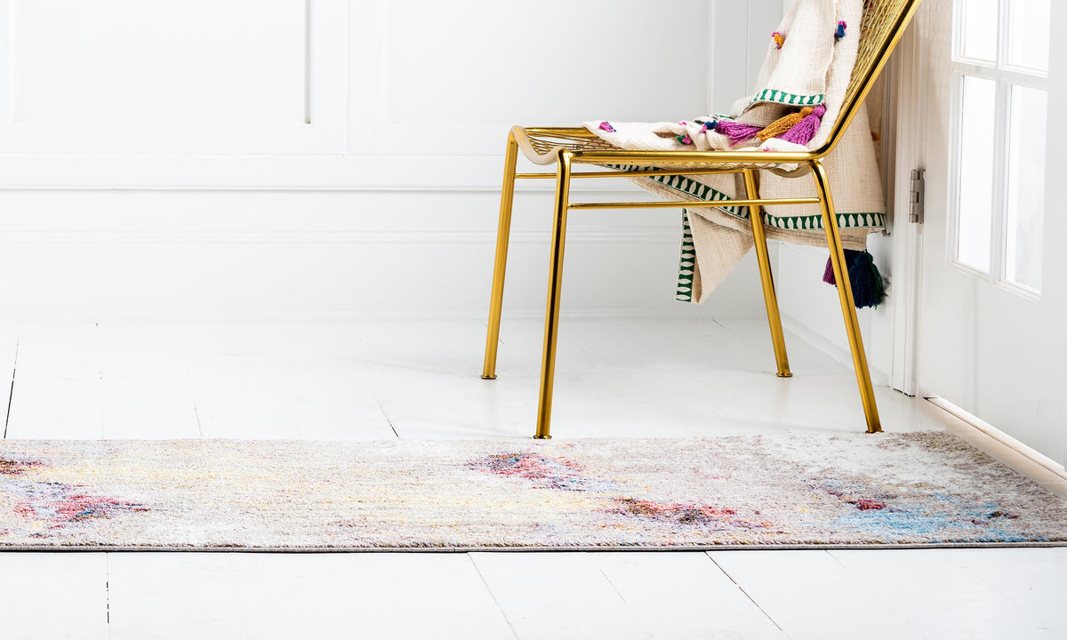 Passy – Gray Color-Splash Modern Rug
