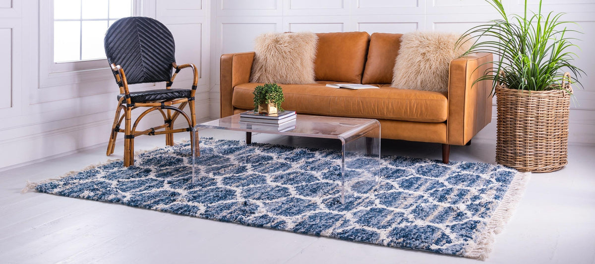 Arles – Patterned Plush Shag Area Rug