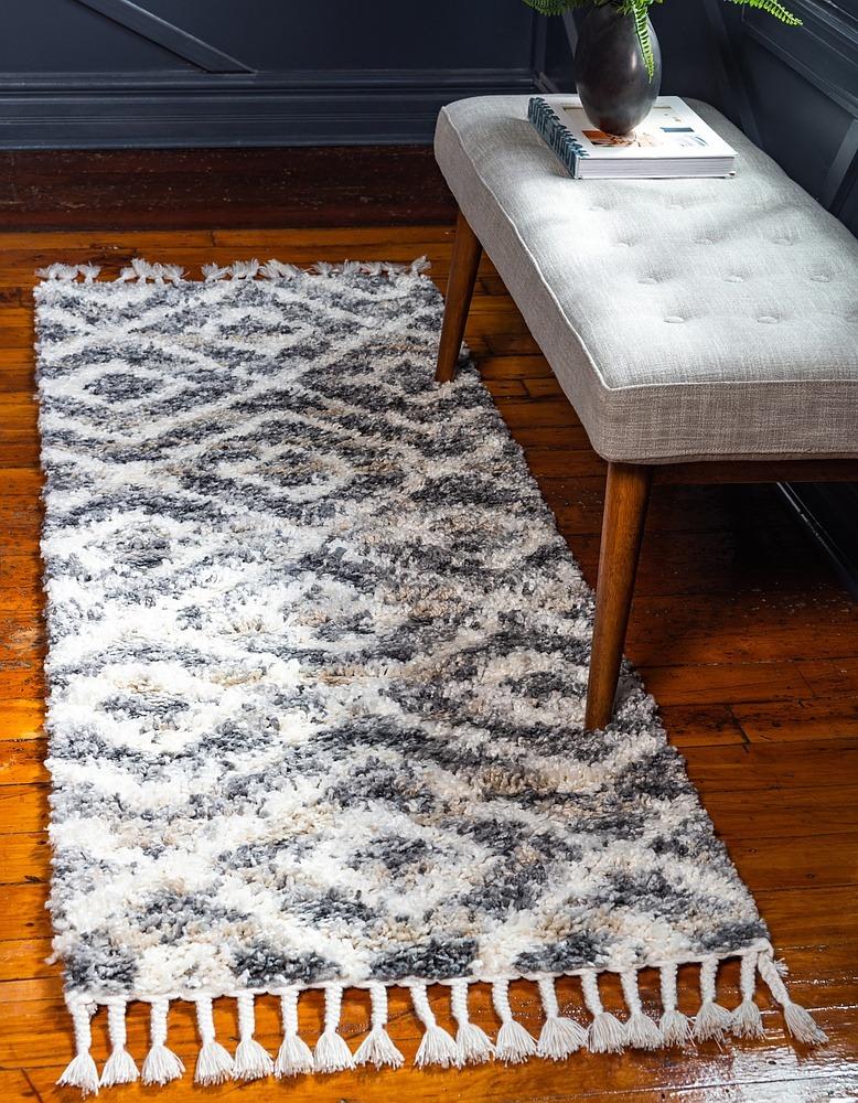 Aubrac – Diamond Lattice Shag Rug