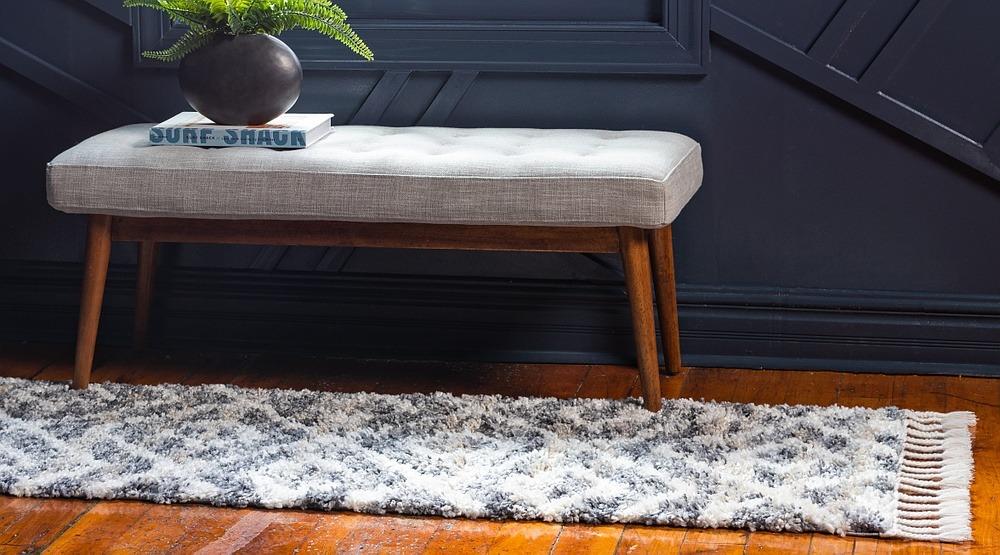 Aubrac – Diamond Lattice Shag Rug
