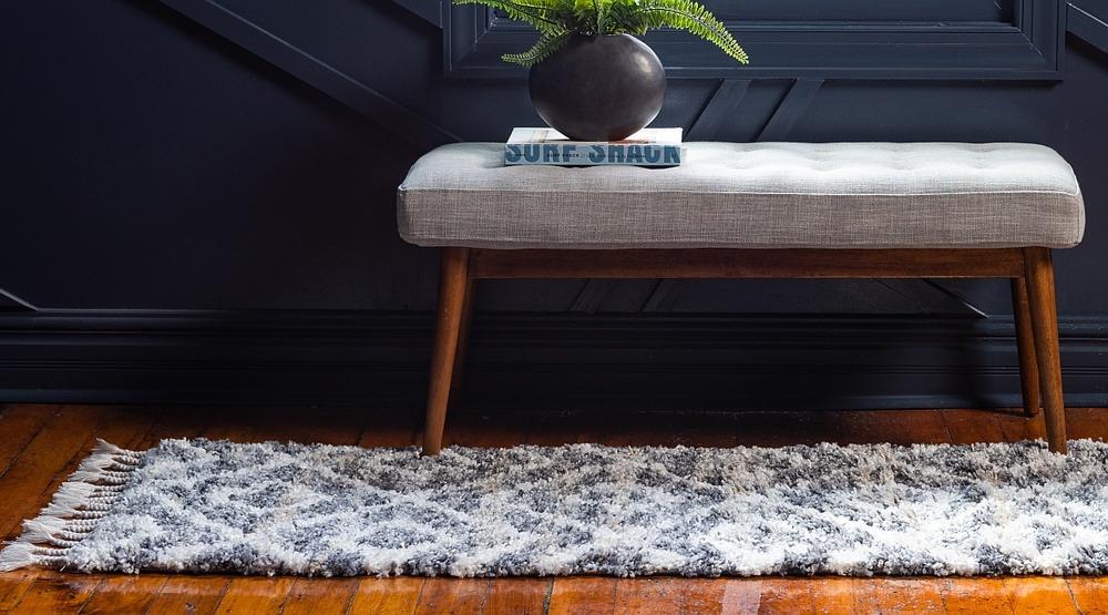 Aubrac – Diamond Lattice Shag Rug