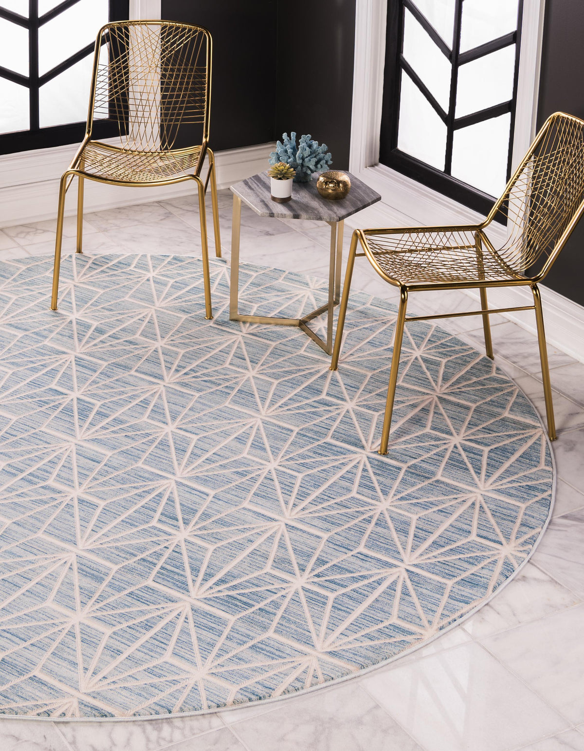 Elodie – Geometric Pattern Modern Rug
