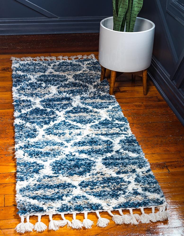 Arles – Patterned Plush Shag Area Rug
