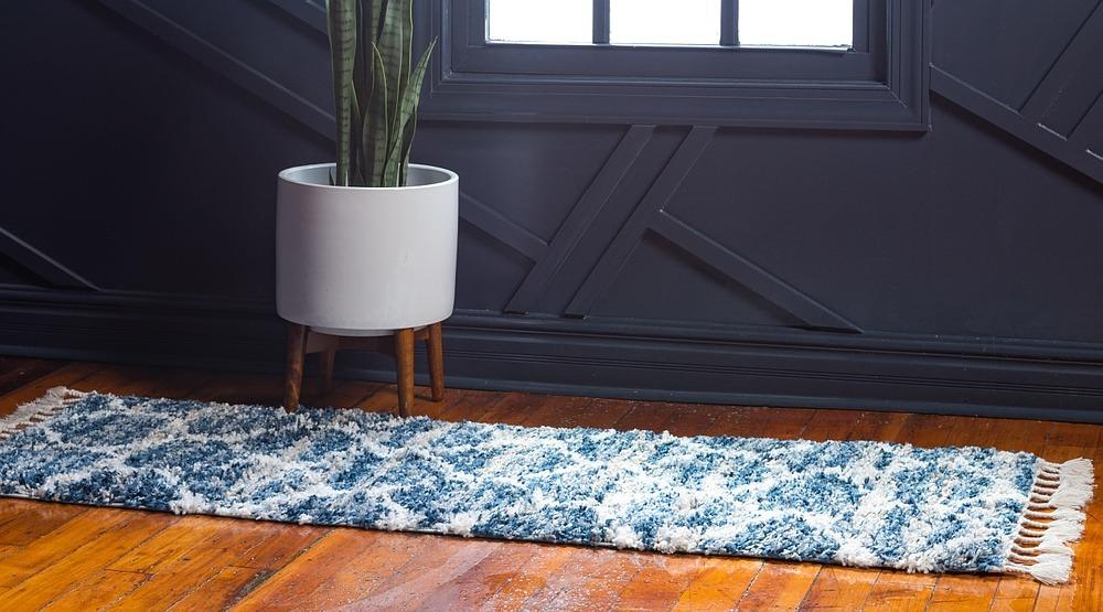 Arles – Patterned Plush Shag Area Rug