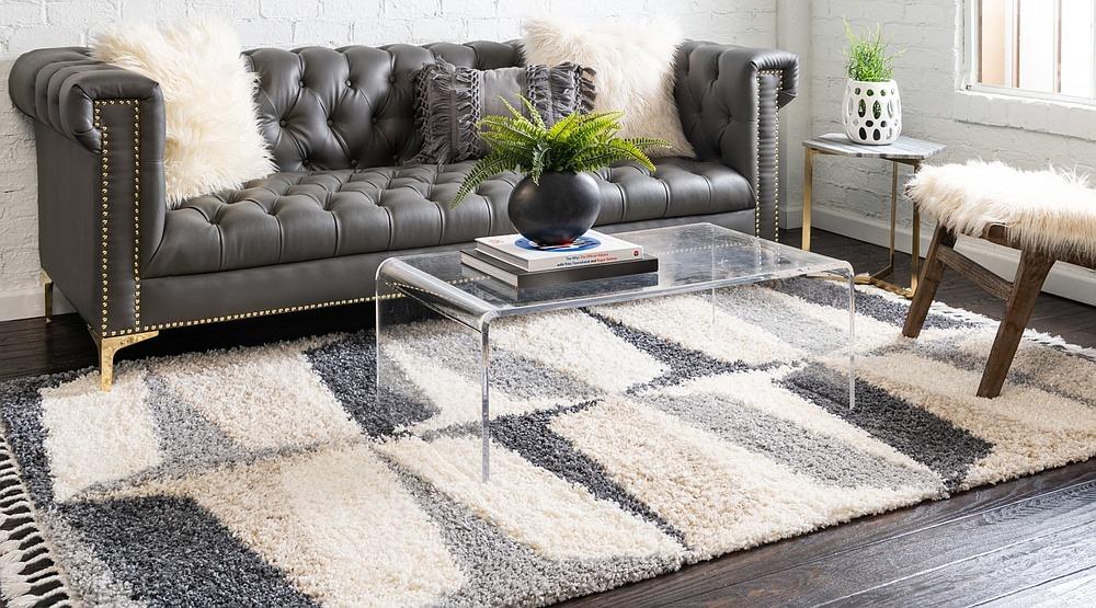 Vosges – Modern Two-Tone Shag Area Rug