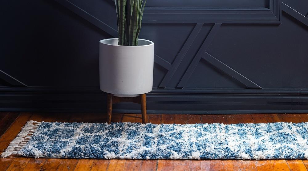 Arles – Patterned Plush Shag Area Rug