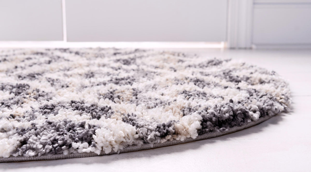 Aubrac – Diamond Lattice Shag Rug