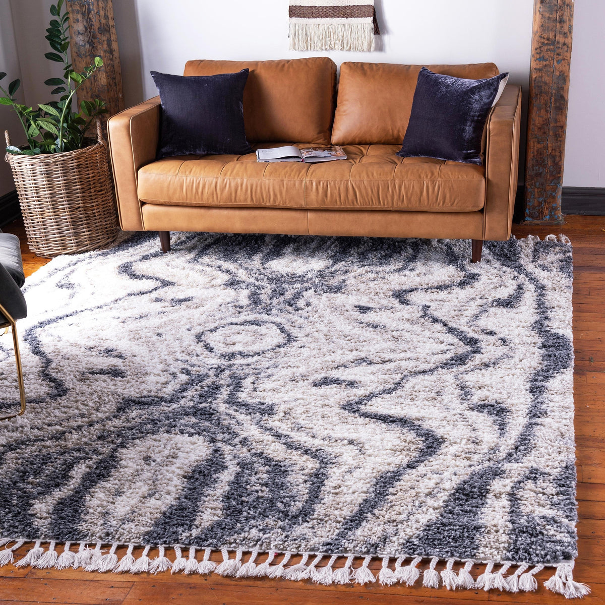 Clemence – Marbled Shag Area Rug