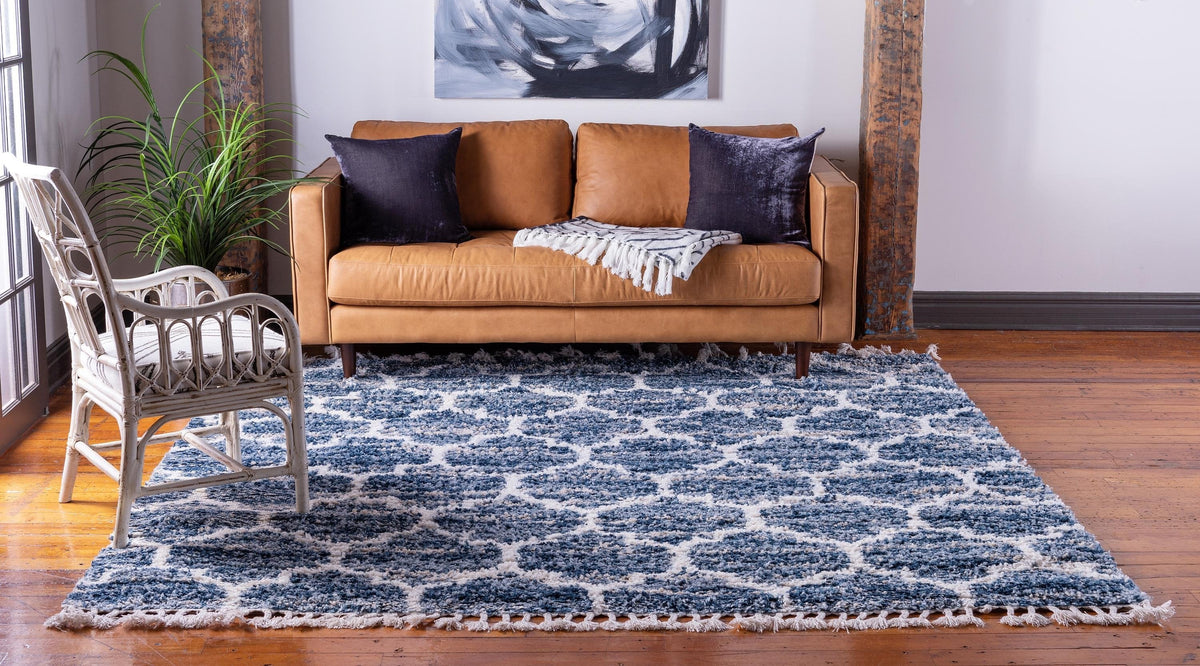 Arles – Patterned Plush Shag Area Rug