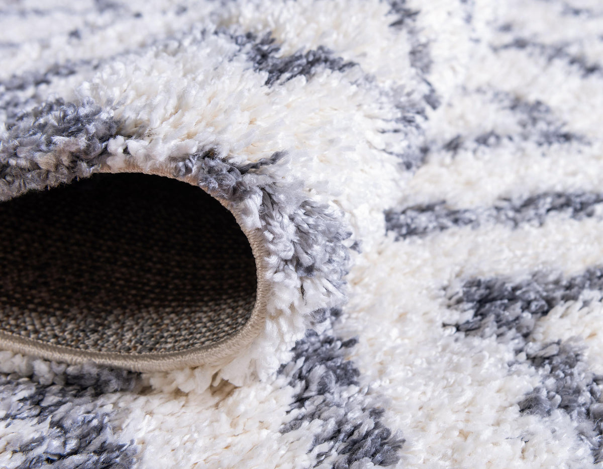 Aubrac – Diamond Lattice Shag Rug