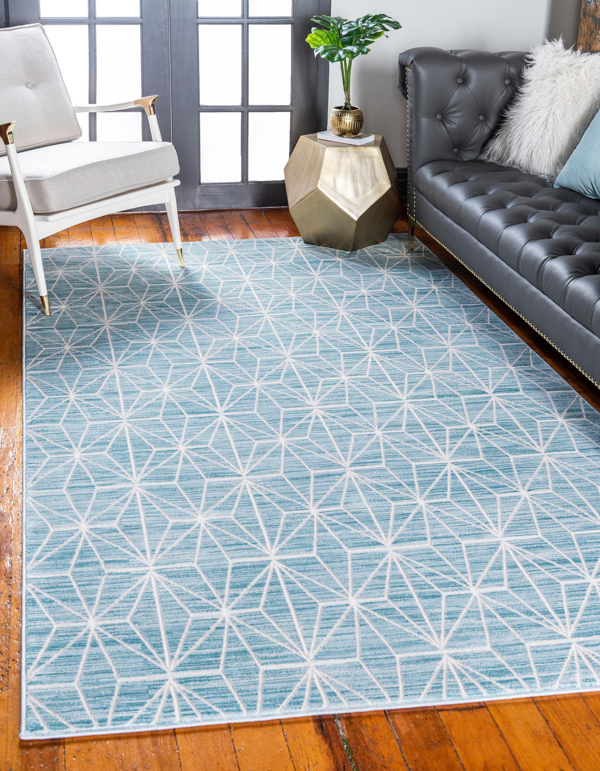Elodie – Geometric Pattern Modern Rug