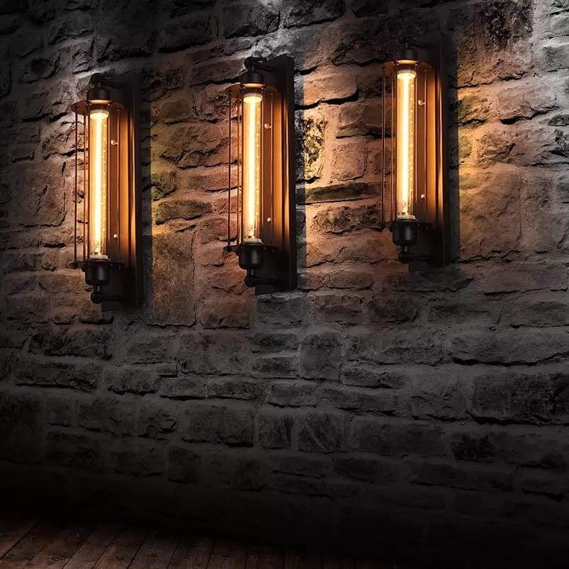 Rothwell – Industrial Iron Bar Wall Sconce
