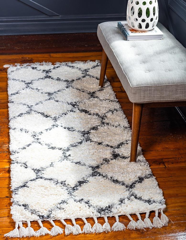 Arles – Patterned Plush Shag Area Rug