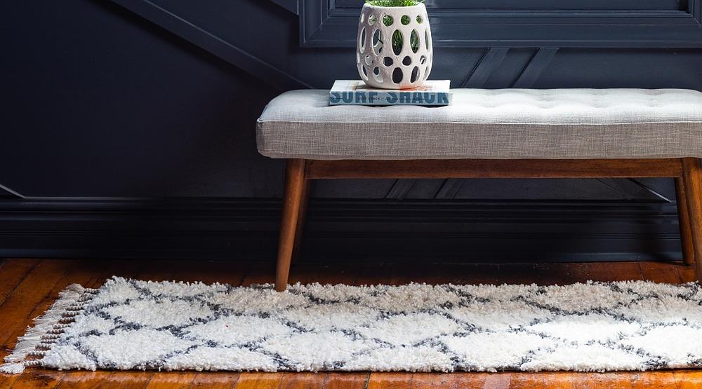 Arles – Patterned Plush Shag Area Rug