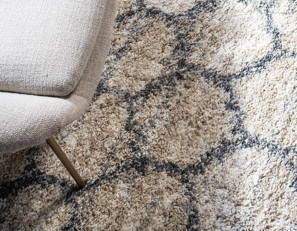 Arles – Patterned Plush Shag Area Rug