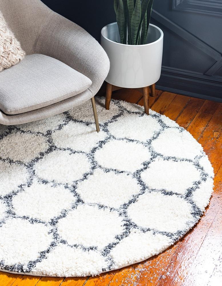 Arles – Patterned Plush Shag Area Rug