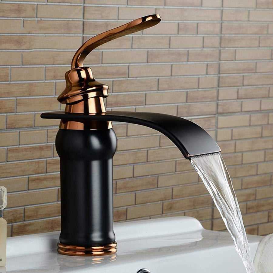 Torrent – Brass Waterfall Basin Mixer Tap