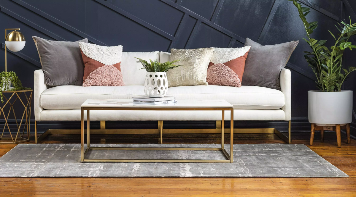 Manon – Distressed-Look Modern Area Rug